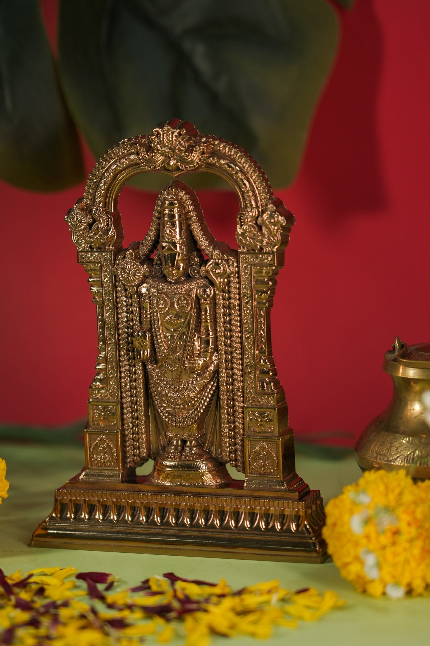 Tirupati Balaji Idol(Rose Gold)