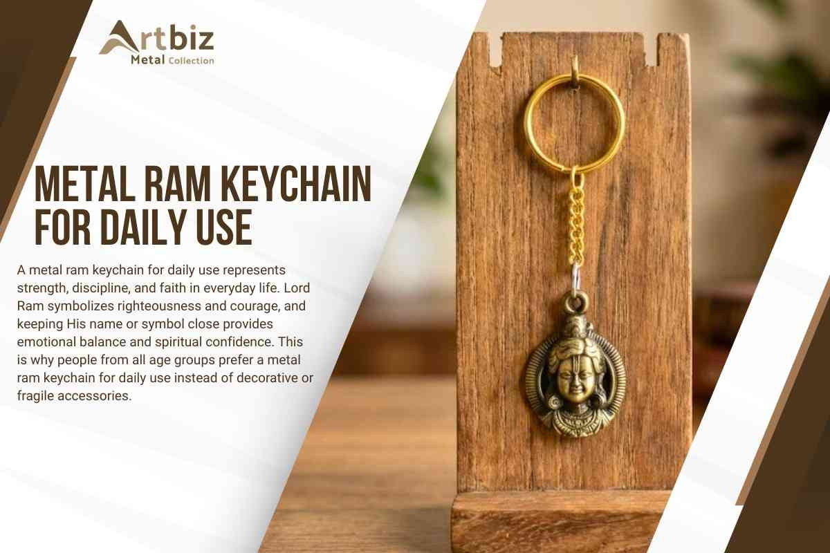 Metal Ram Keychain for Daily Use | Buy Online – Artbiz – Artbiz Metals