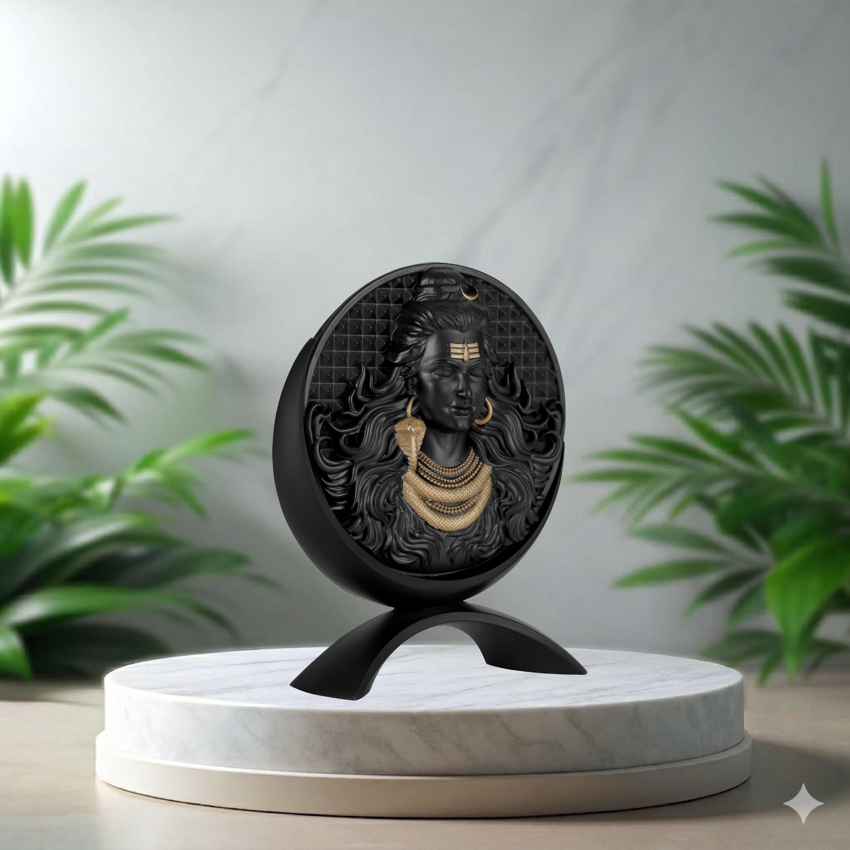 Big Round Mahadev (Black)