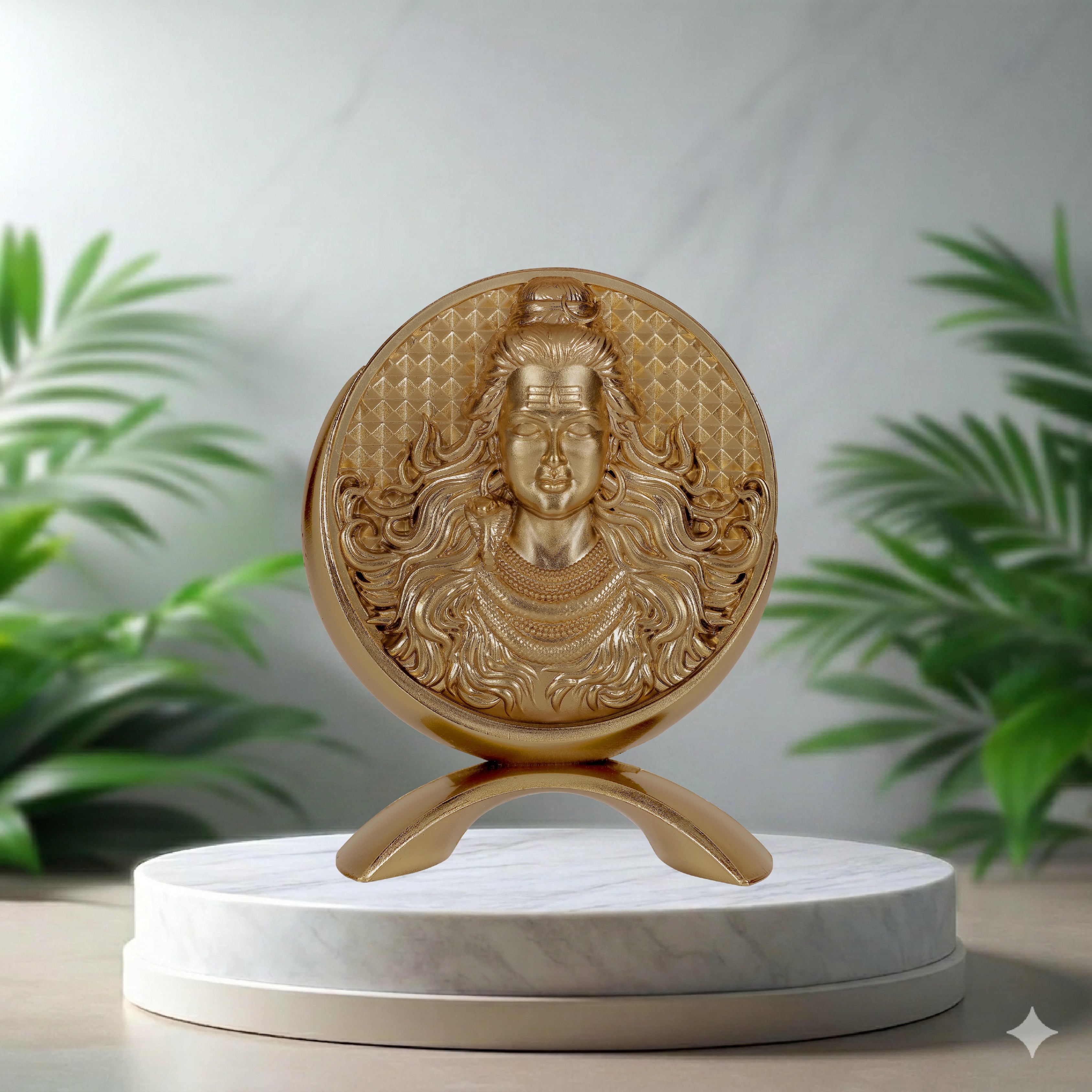 Big Round Mahadev (Gold)