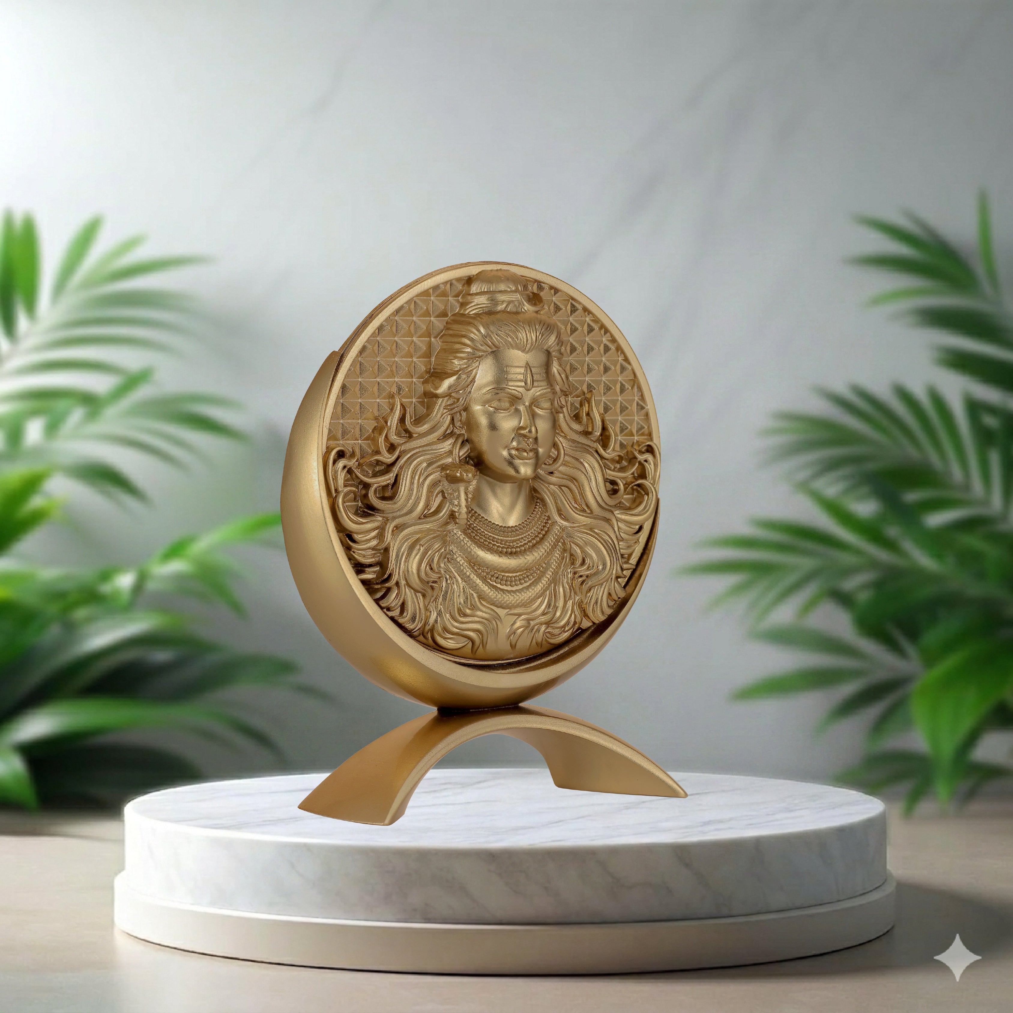 Big Round Mahadev (Gold)
