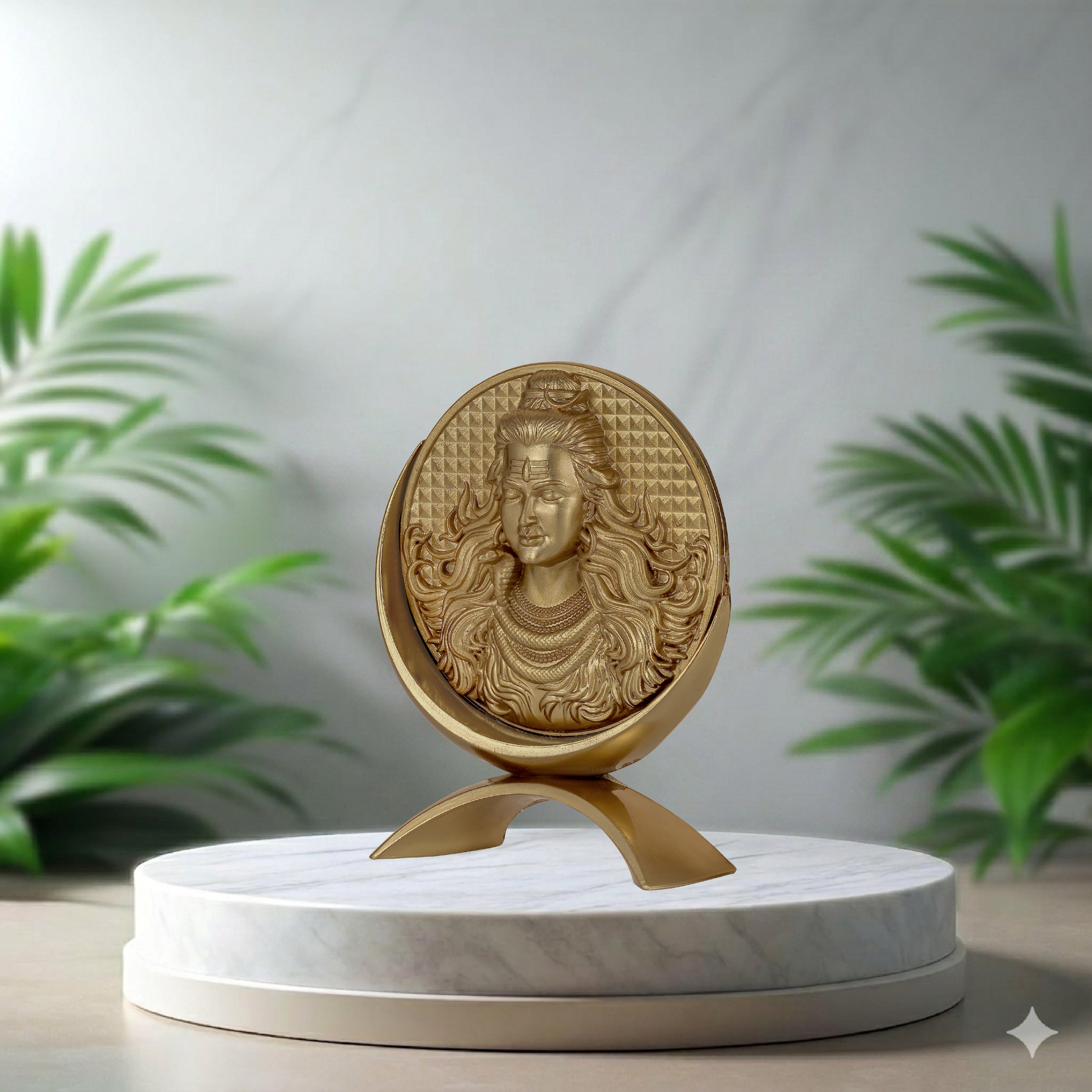 Big Round Mahadev (Gold)