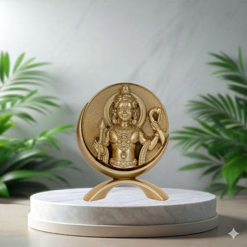 Small Round Ram Lalla (Gold)