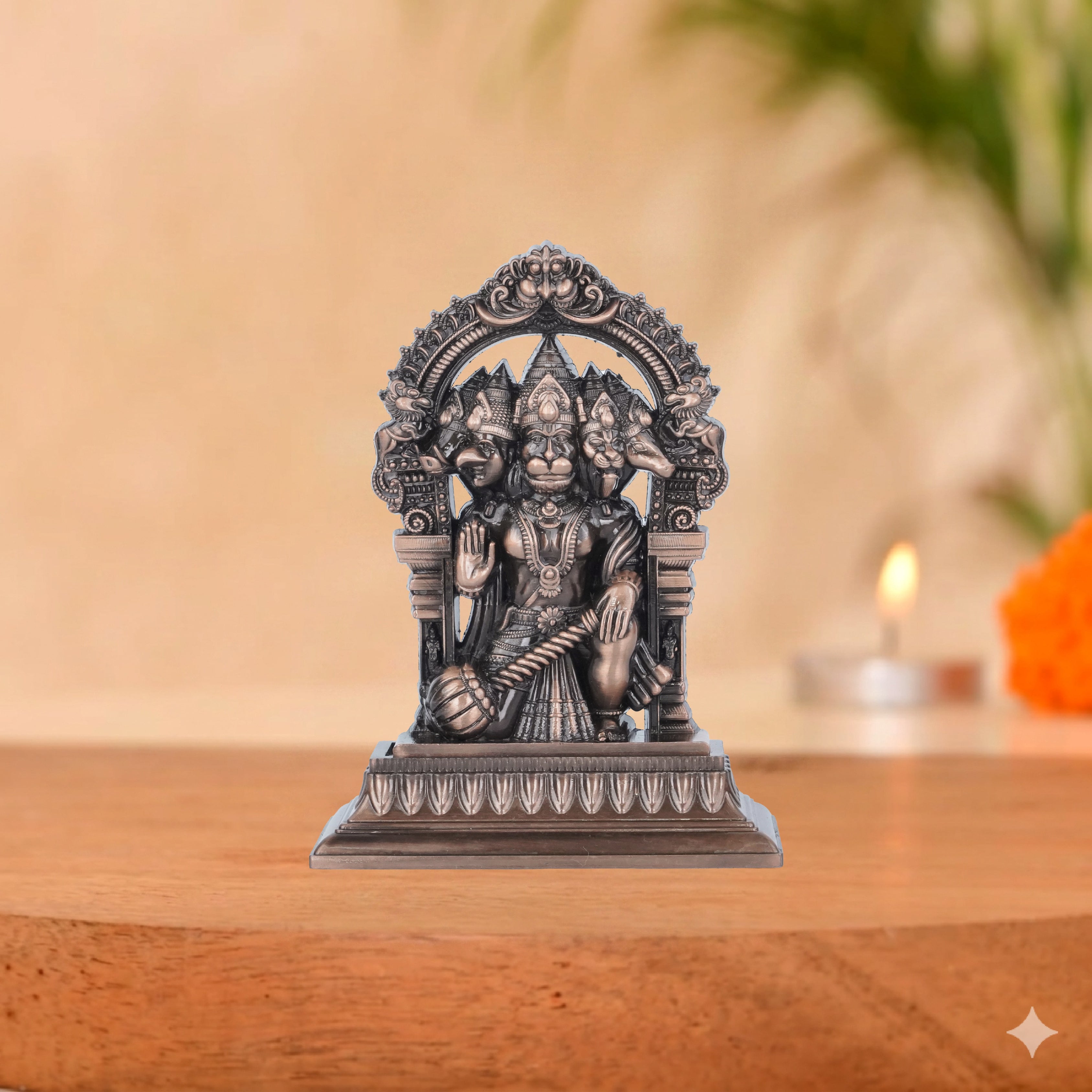 Panchmukhi Hanuman 5.5 Inch (Copper)