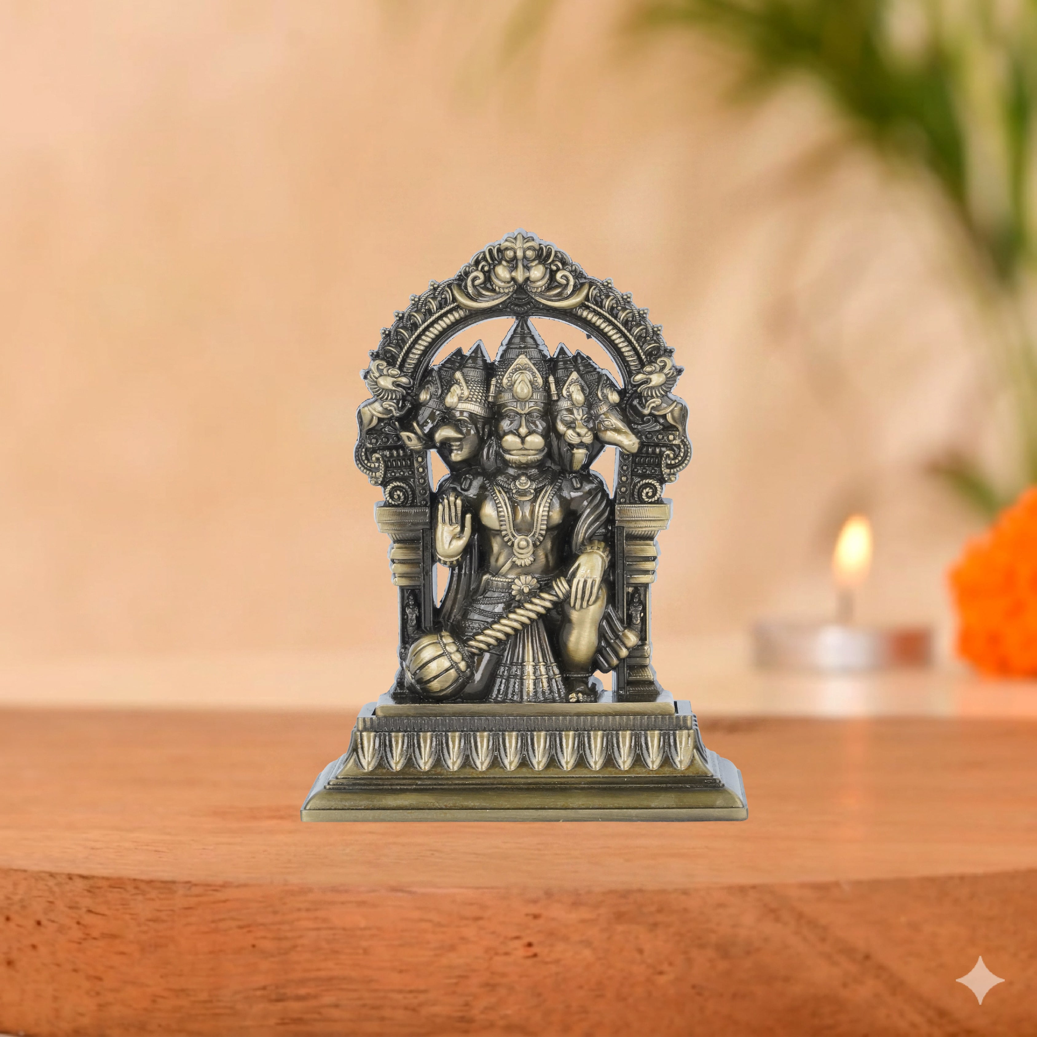 Panchmukhi Hanuman 5.5 Inch (Brass)