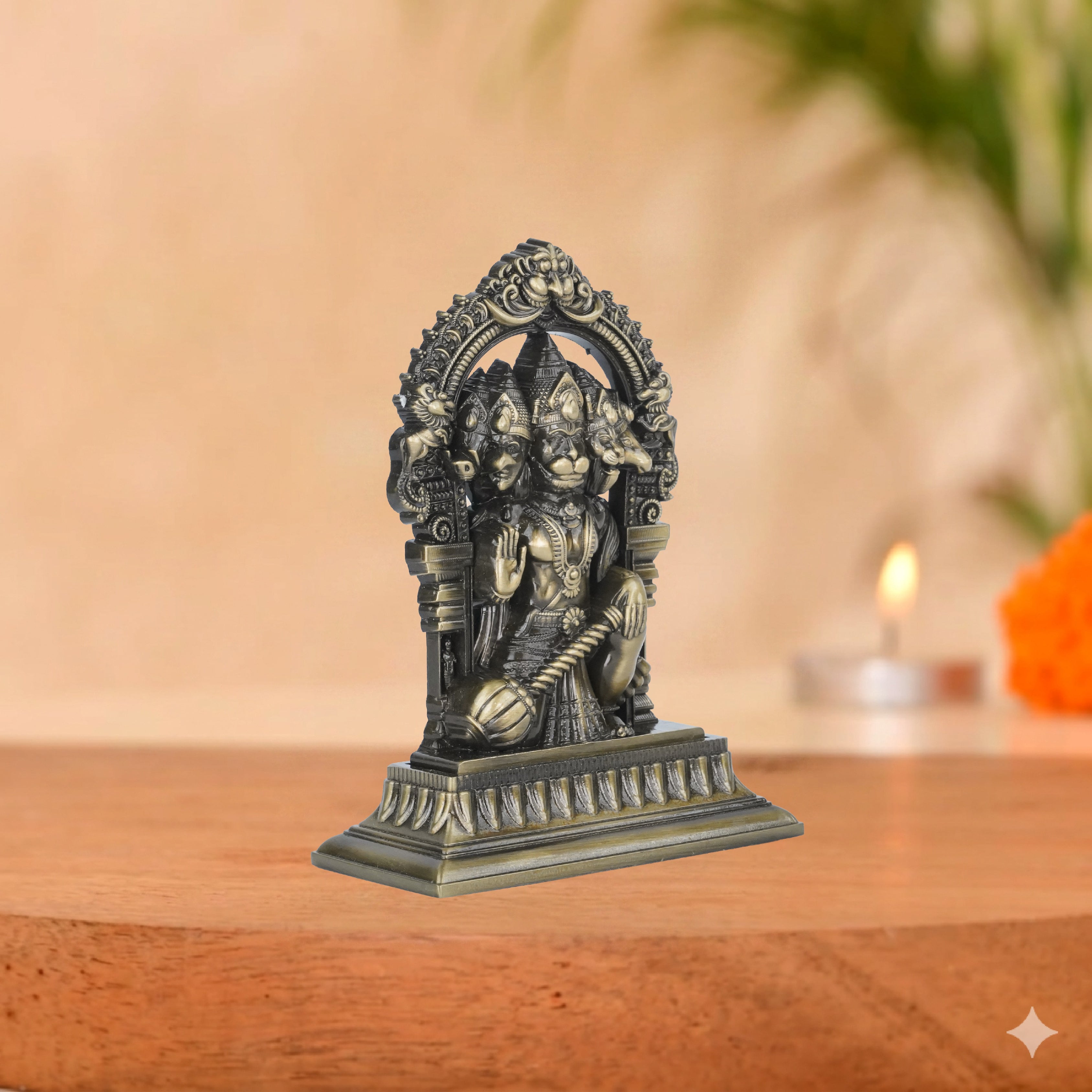 Panchmukhi Hanuman 5.5 Inch (Brass)