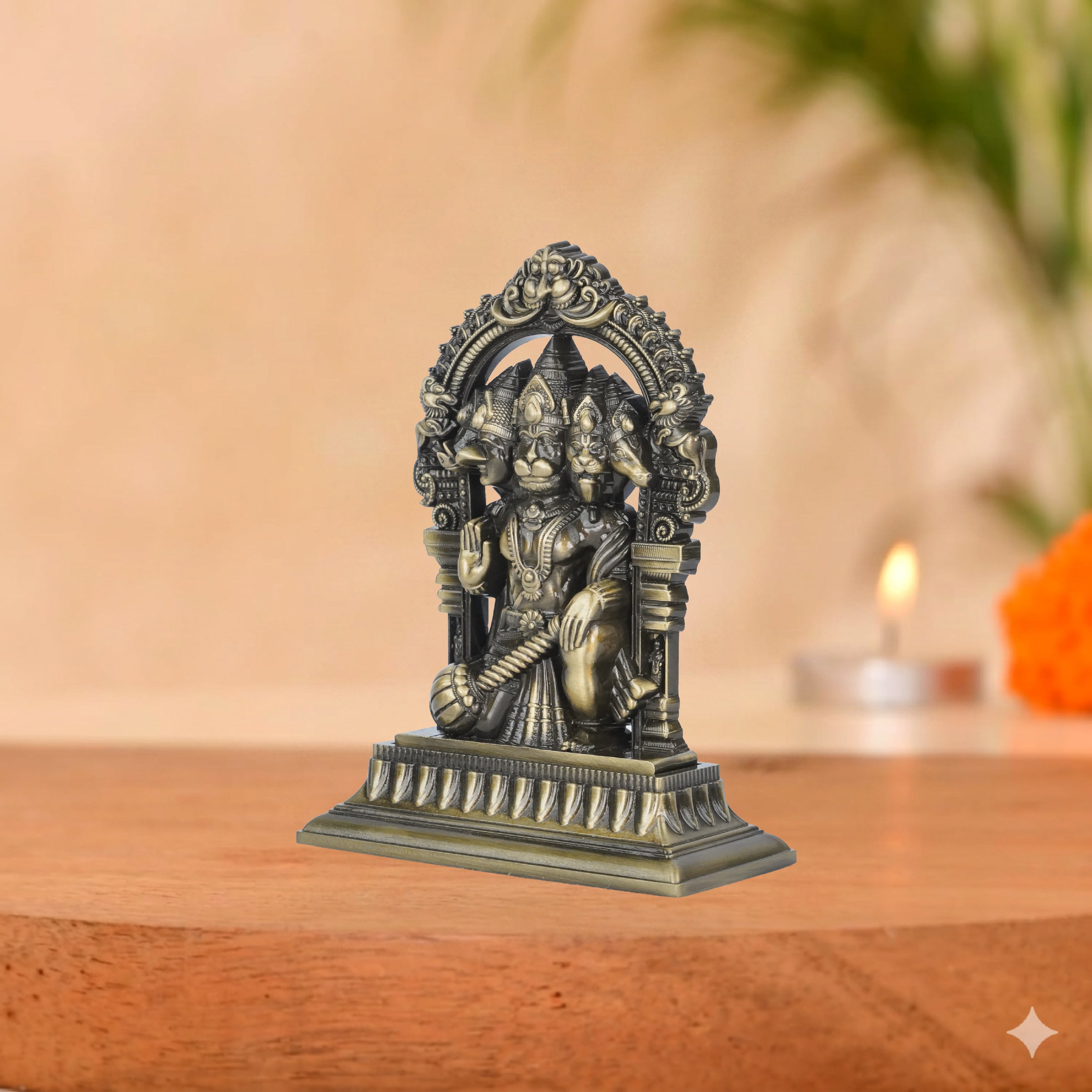 Panchmukhi Hanuman 5.5 Inch (Brass)