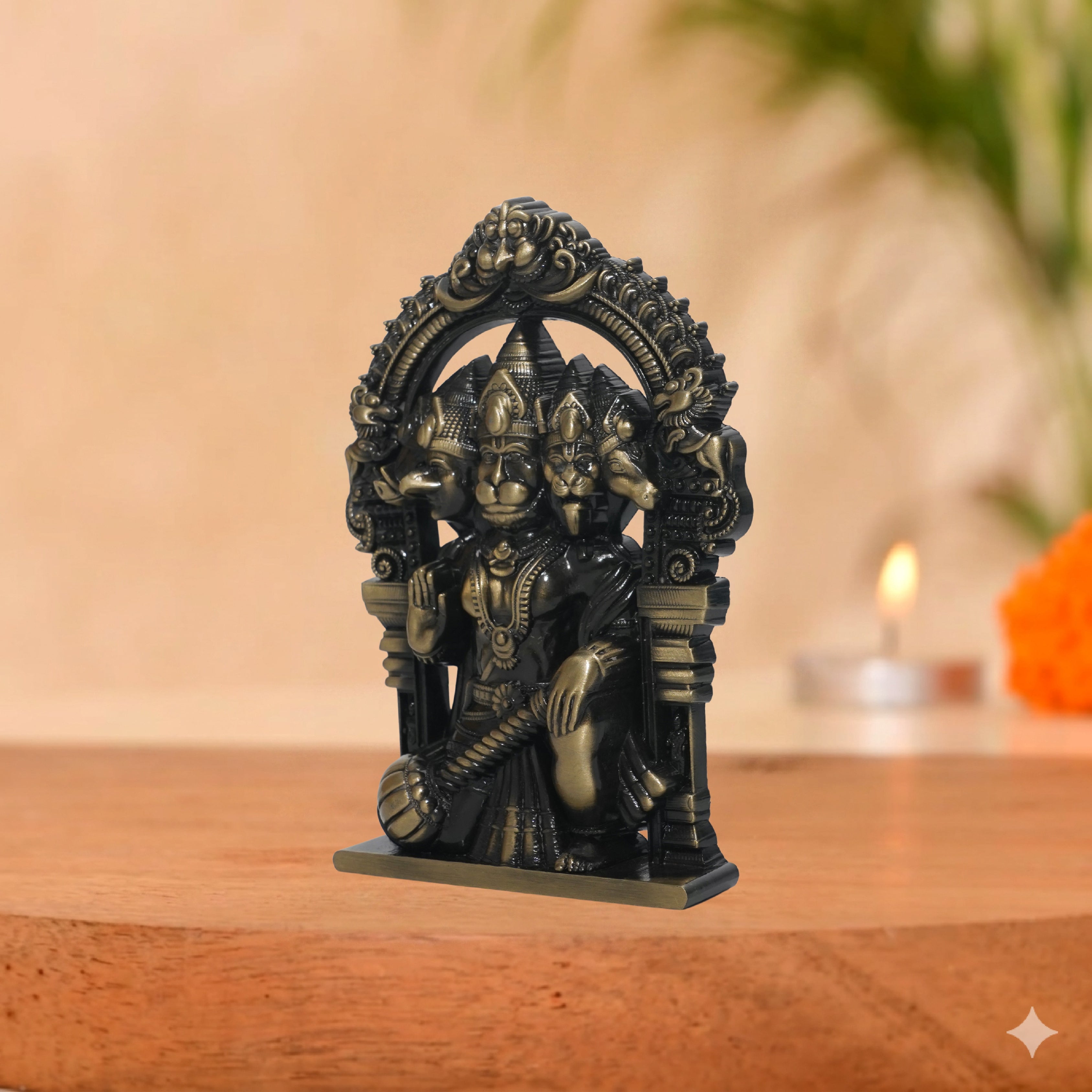 Panchmukhi Hanuman 4.5 Inch (Brass)