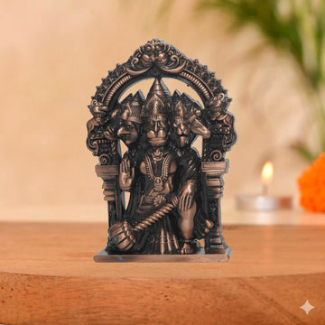 Panchmukhi Hanuman 4.5 Inch (Copper)