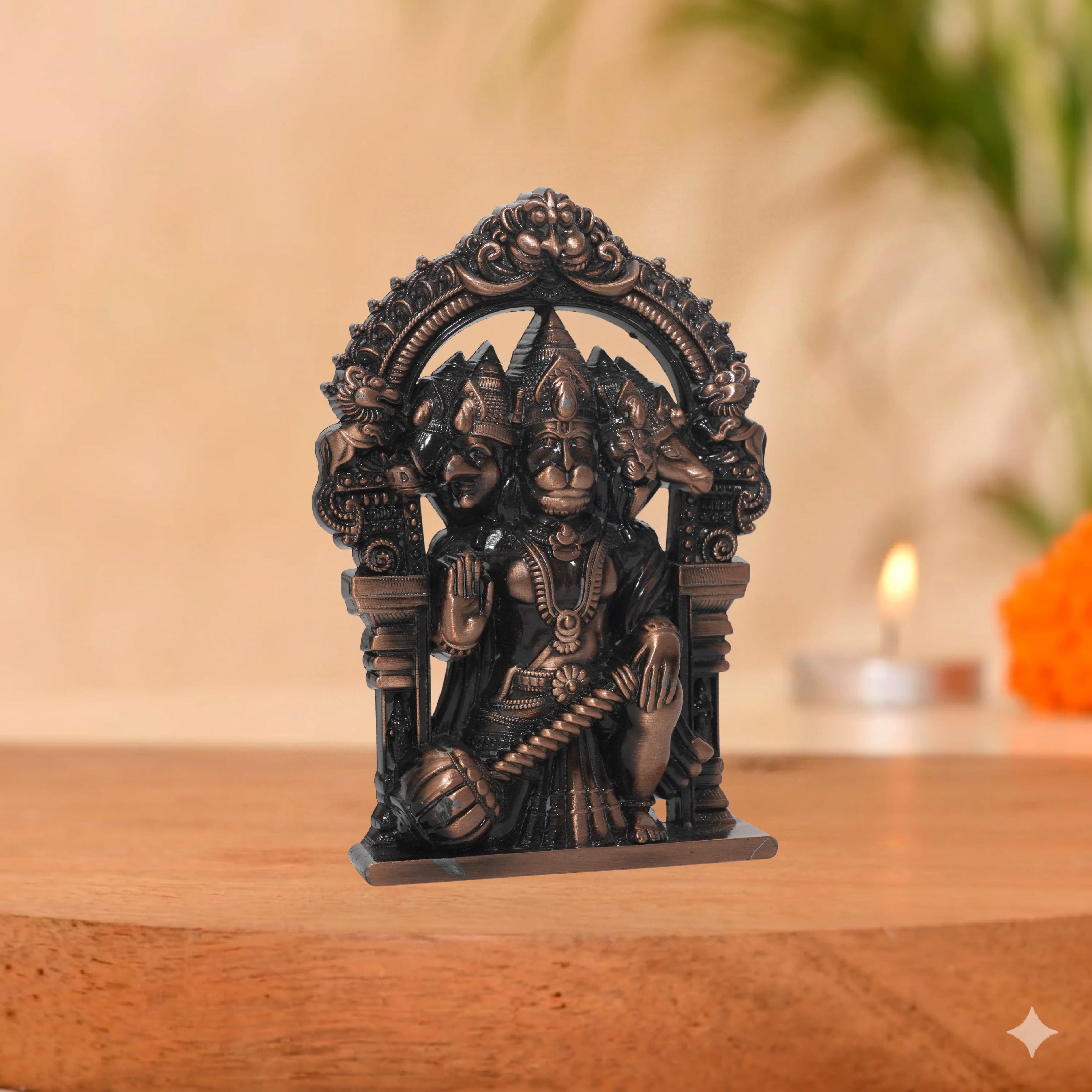 Panchmukhi Hanuman 4.5 Inch (Copper)
