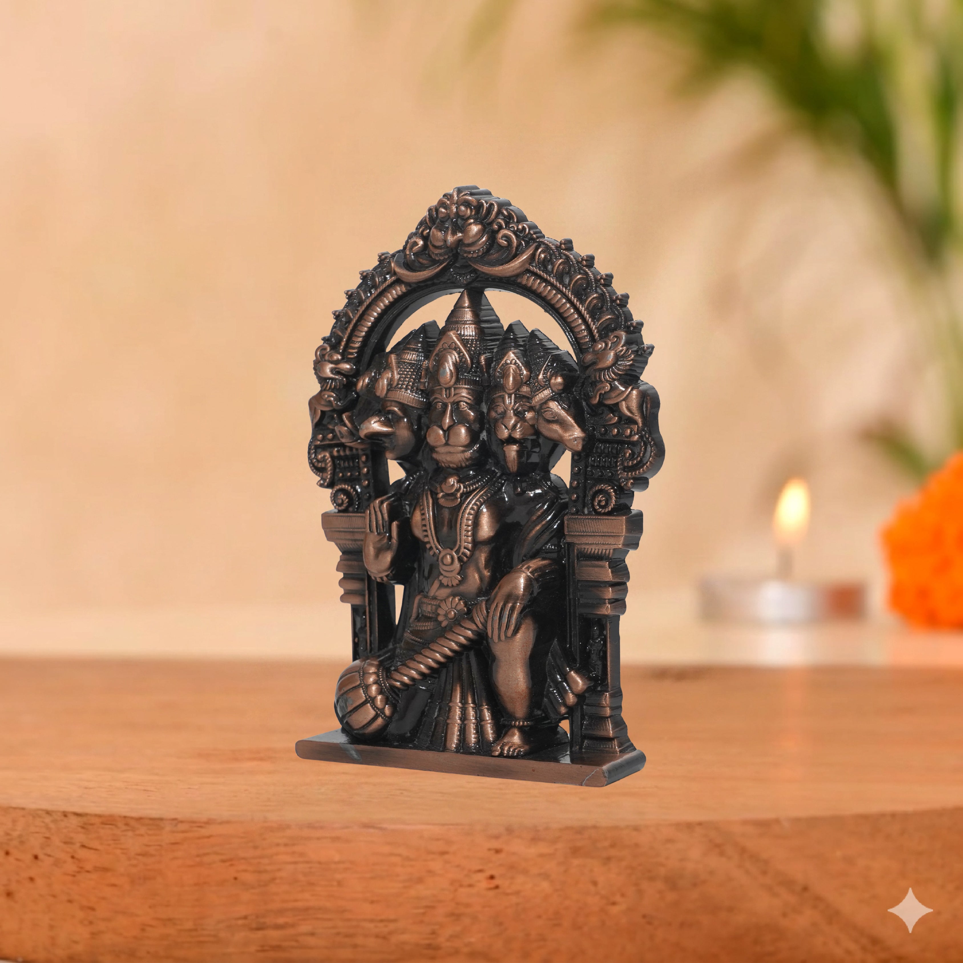 Panchmukhi Hanuman 4.5 Inch (Copper)