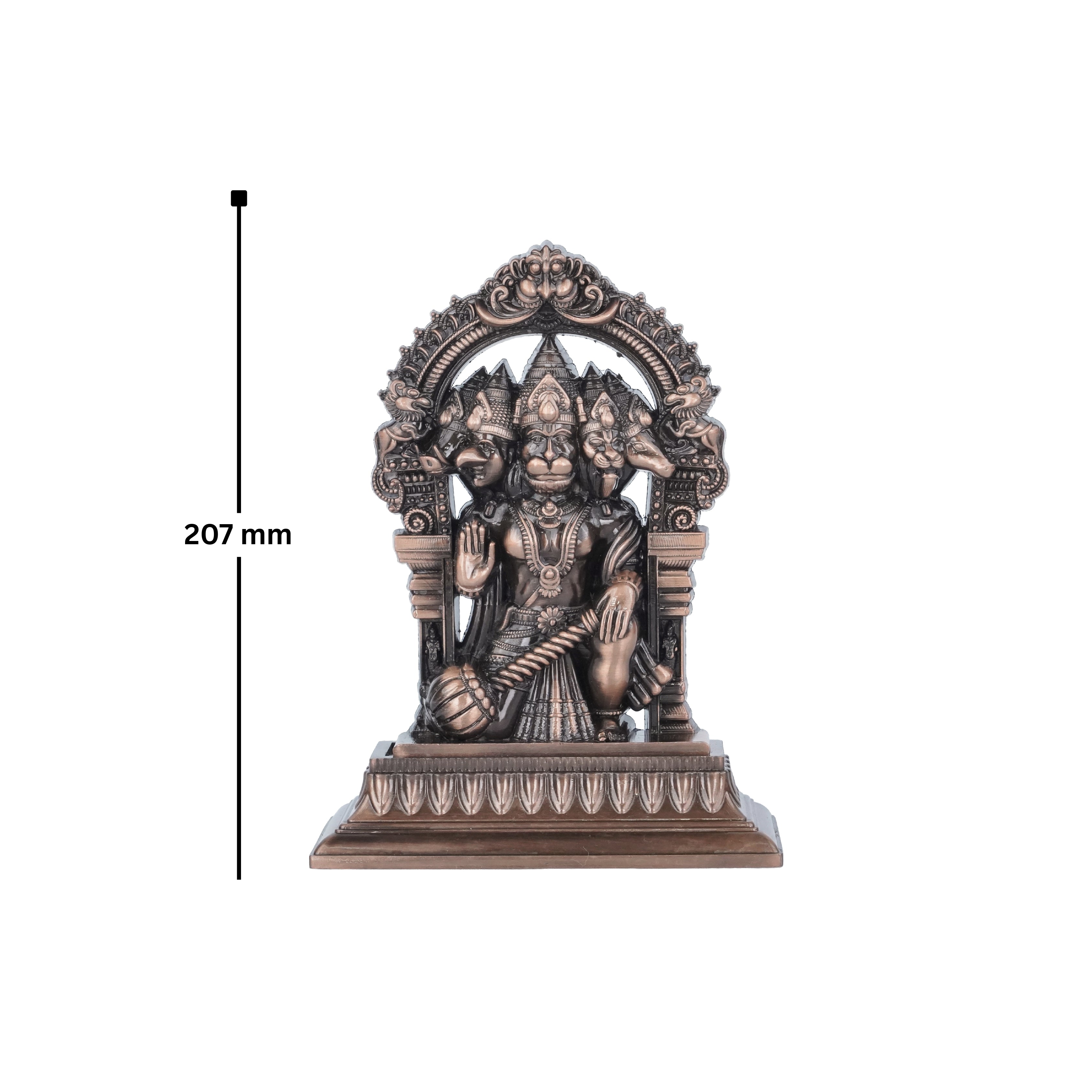 Panchmukhi Hanuman 5.5 Inch (Copper)