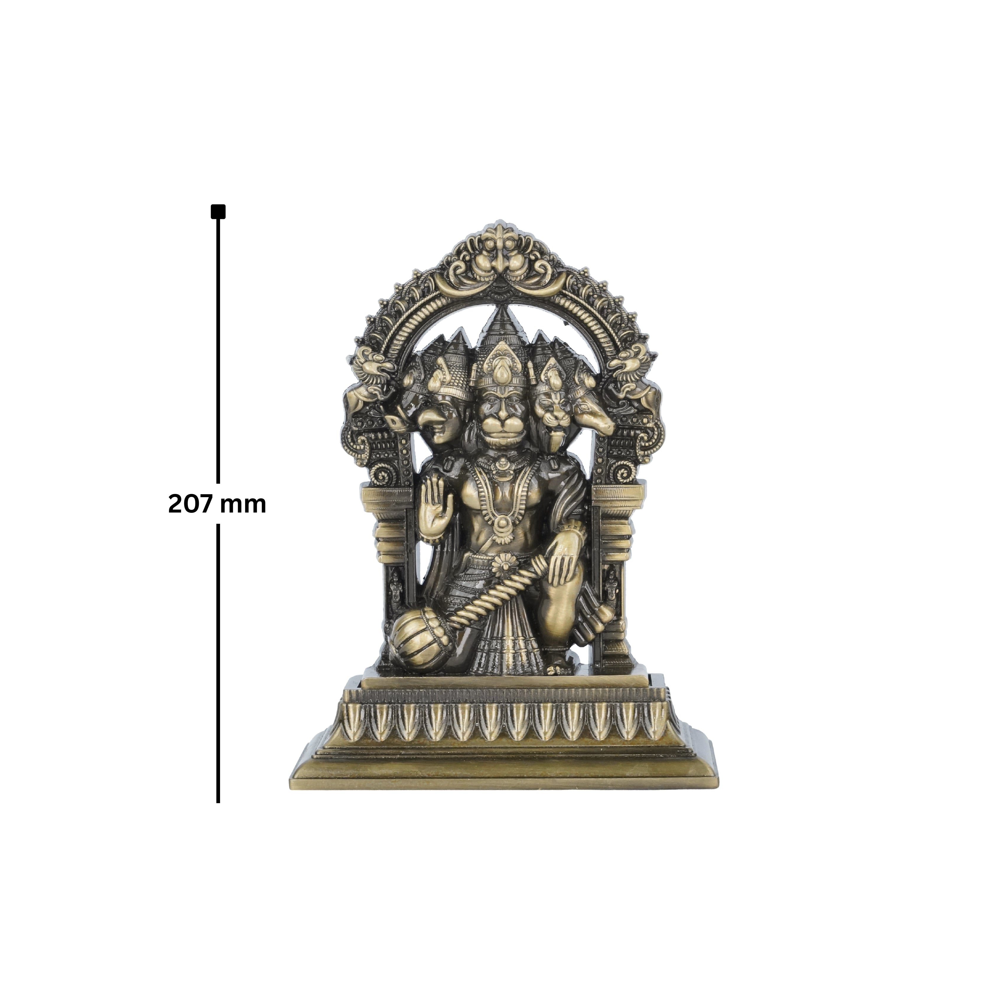 Panchmukhi Hanuman 5.5 Inch (Brass)
