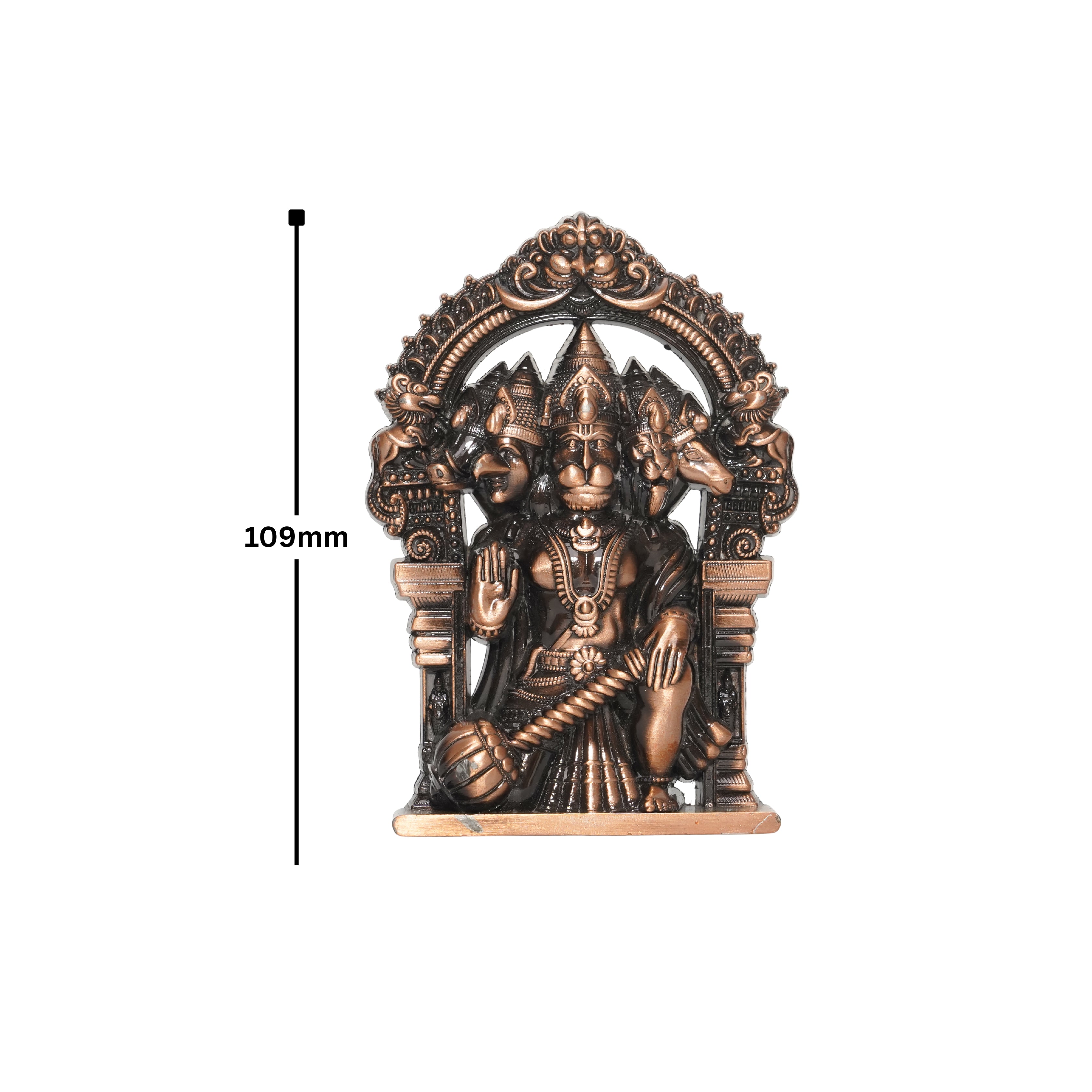 Panchmukhi Hanuman 4.5 Inch (Copper)