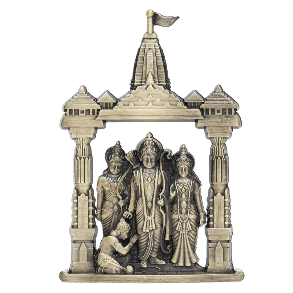 Shri Ram Darbar sculpture with refined detailing