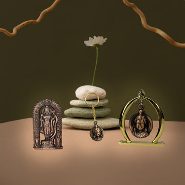 Combo 13 (Ram Jula,3" Ram Lalla Murti, Keychain)