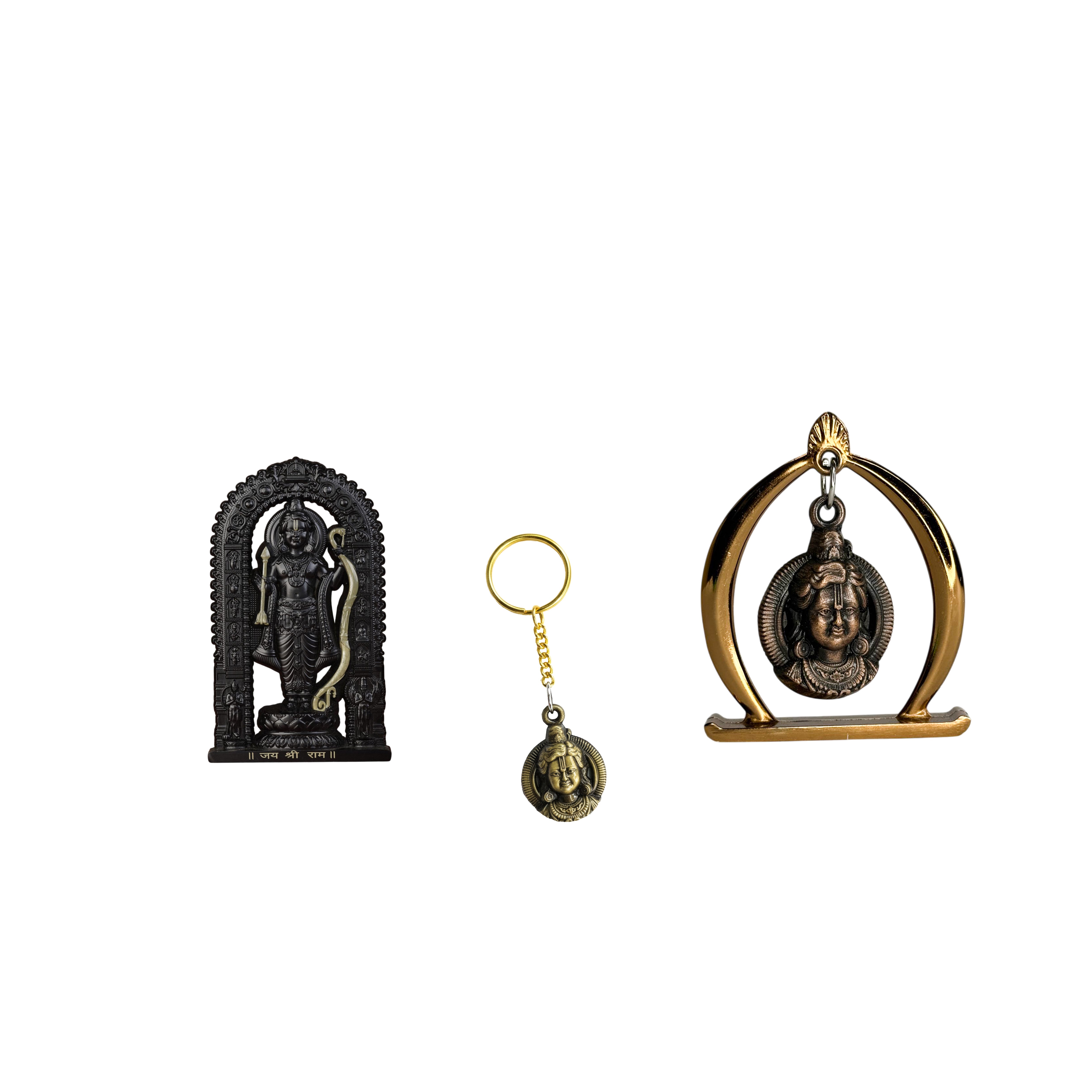 Combo 15 (Ram Jula, 3" Ram Lalla Murti, Keychain)