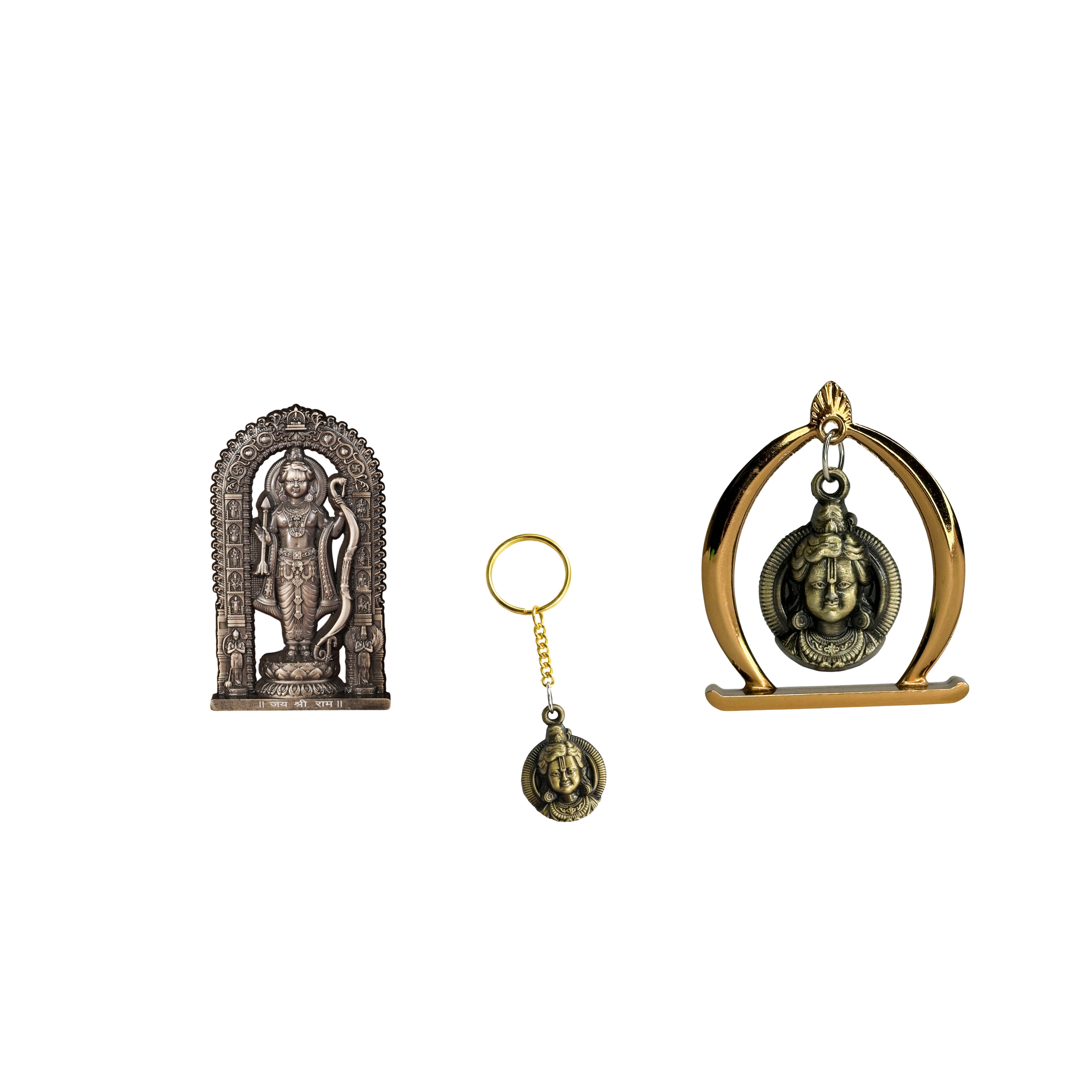 Combo 16 (Ram Jula, 3" Ram Lalla Murti, Keychain)