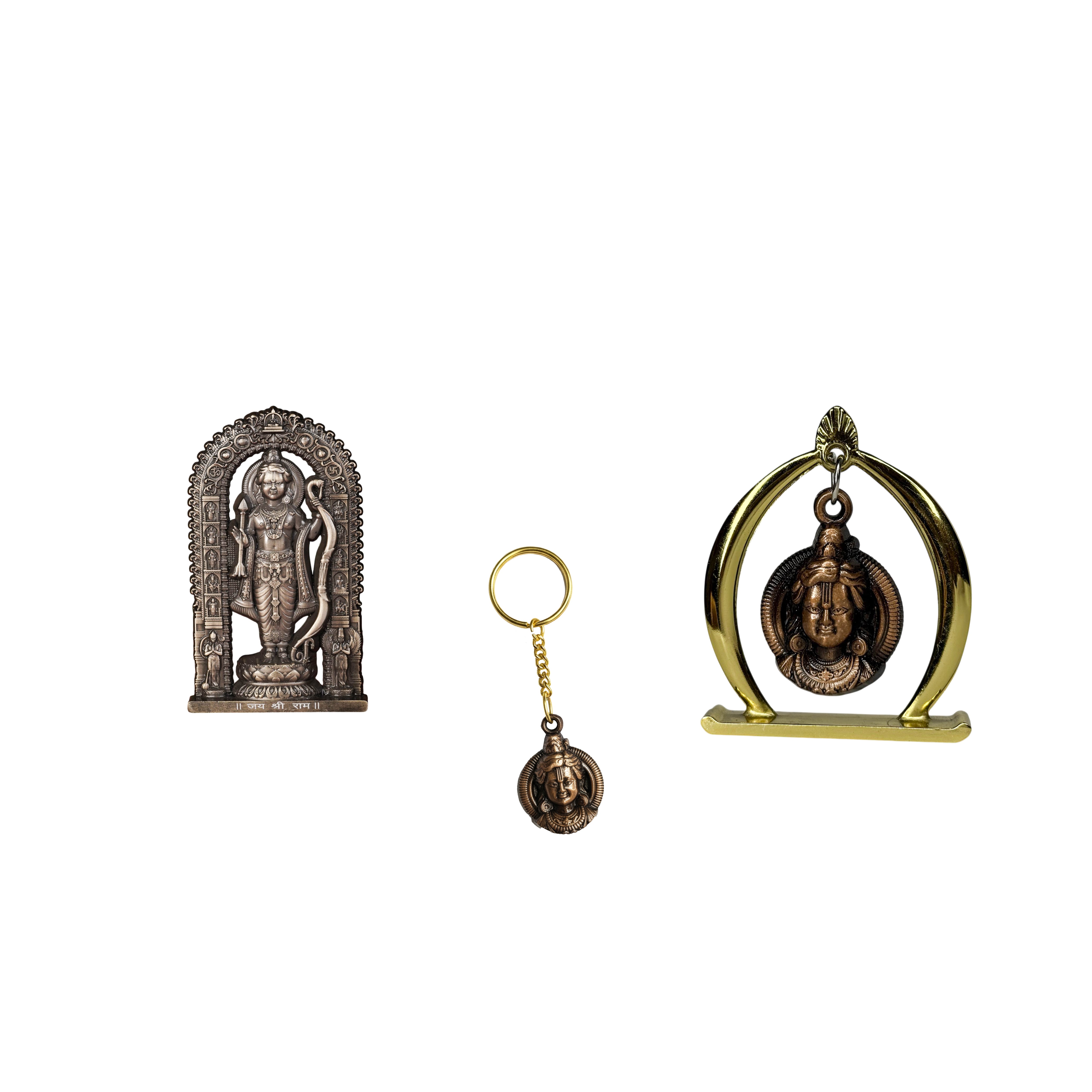 Combo 10 (Ram Jula,3" Ram Lalla Murti,Keychain)