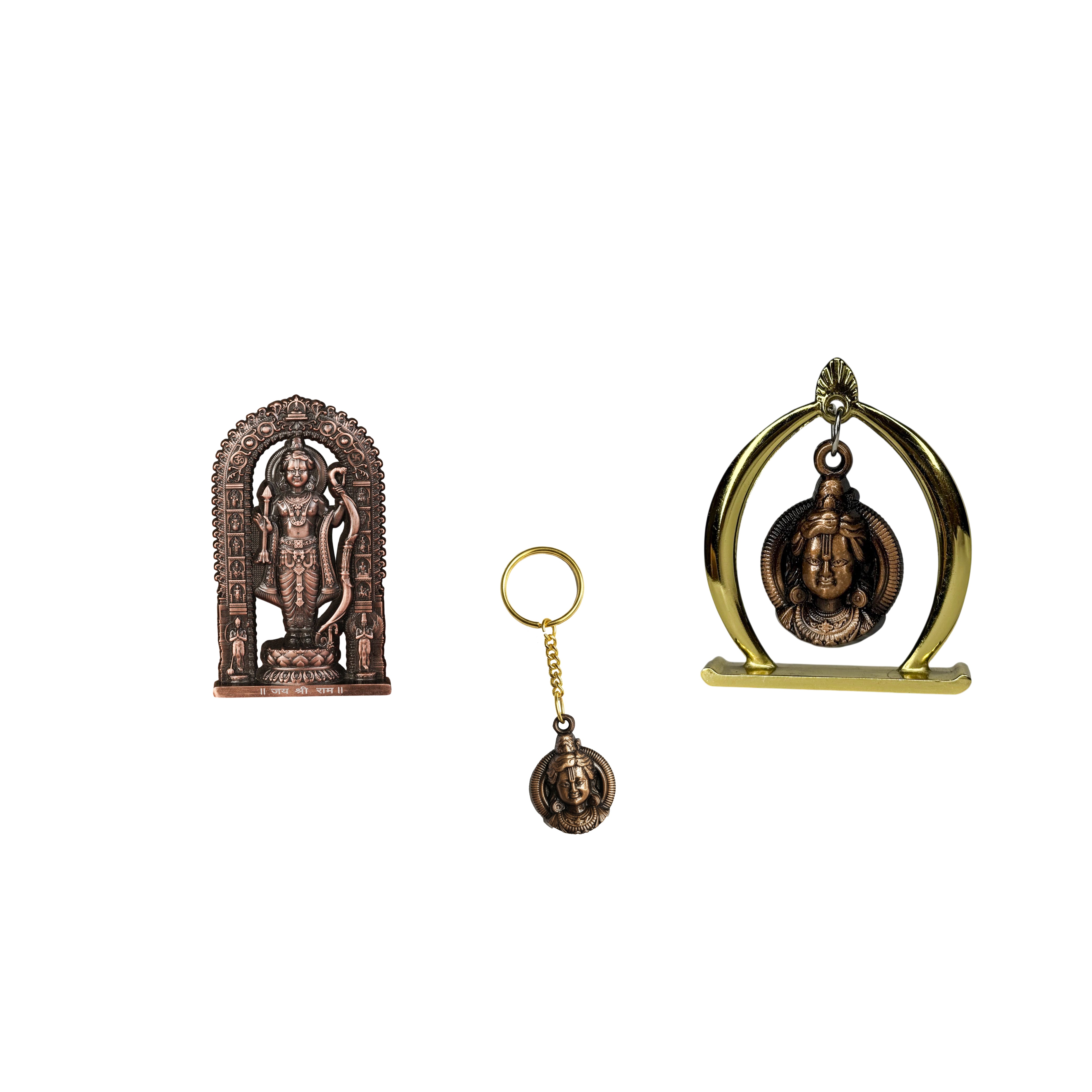 Combo 13 (Ram Jula,3" Ram Lalla Murti, Keychain)