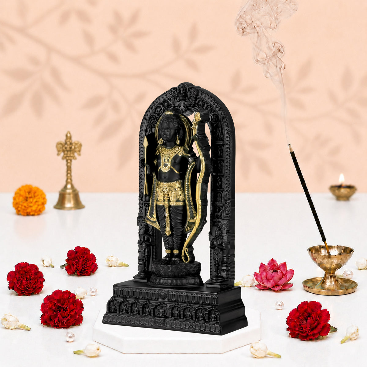 3D Ram Lalla Idol Black Finish 7 Inch