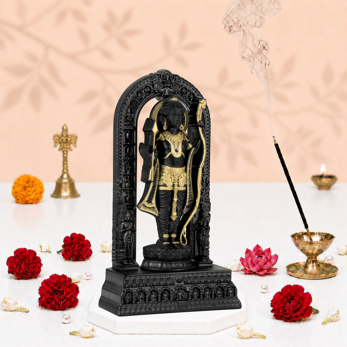 3D Ram Lalla Idol Black Finish 7 Inch