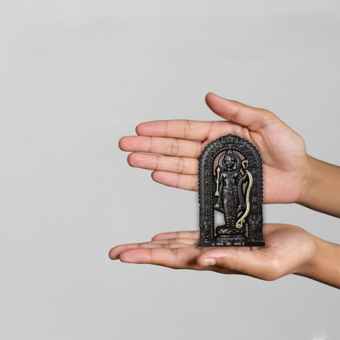 Shree Ram Lalla Murti 3 inch (Black/Gold)