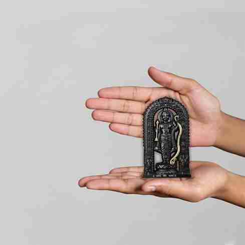 Ram Lalla Idol Black Finish 3 Inch