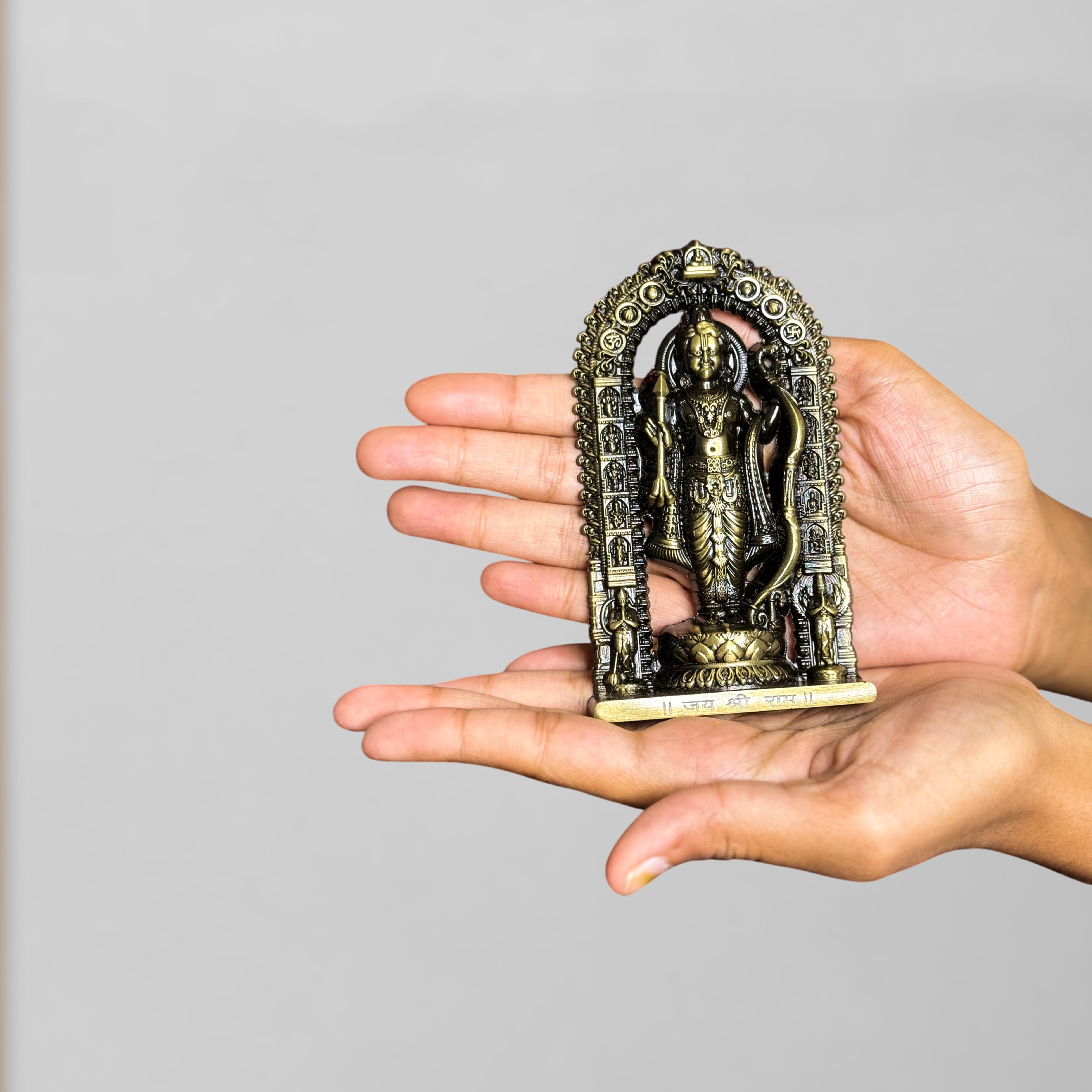 Shree Ram Lalla Murti 4.5 inch (Brass Antique)