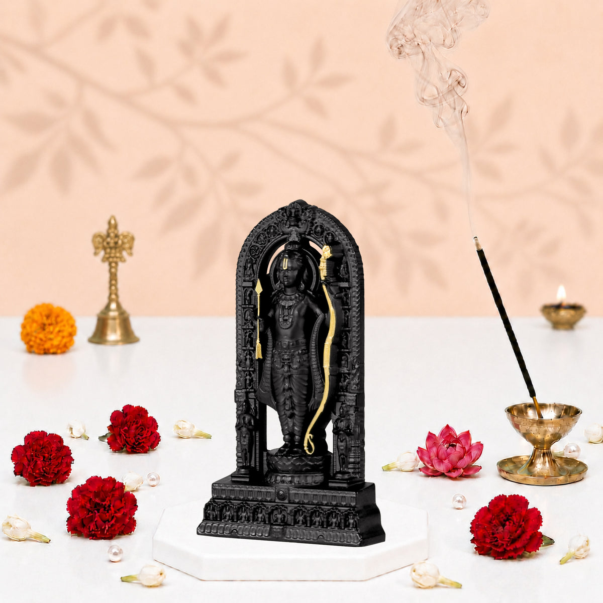 Ram Lalla Idol Black Finish 4 Inch
