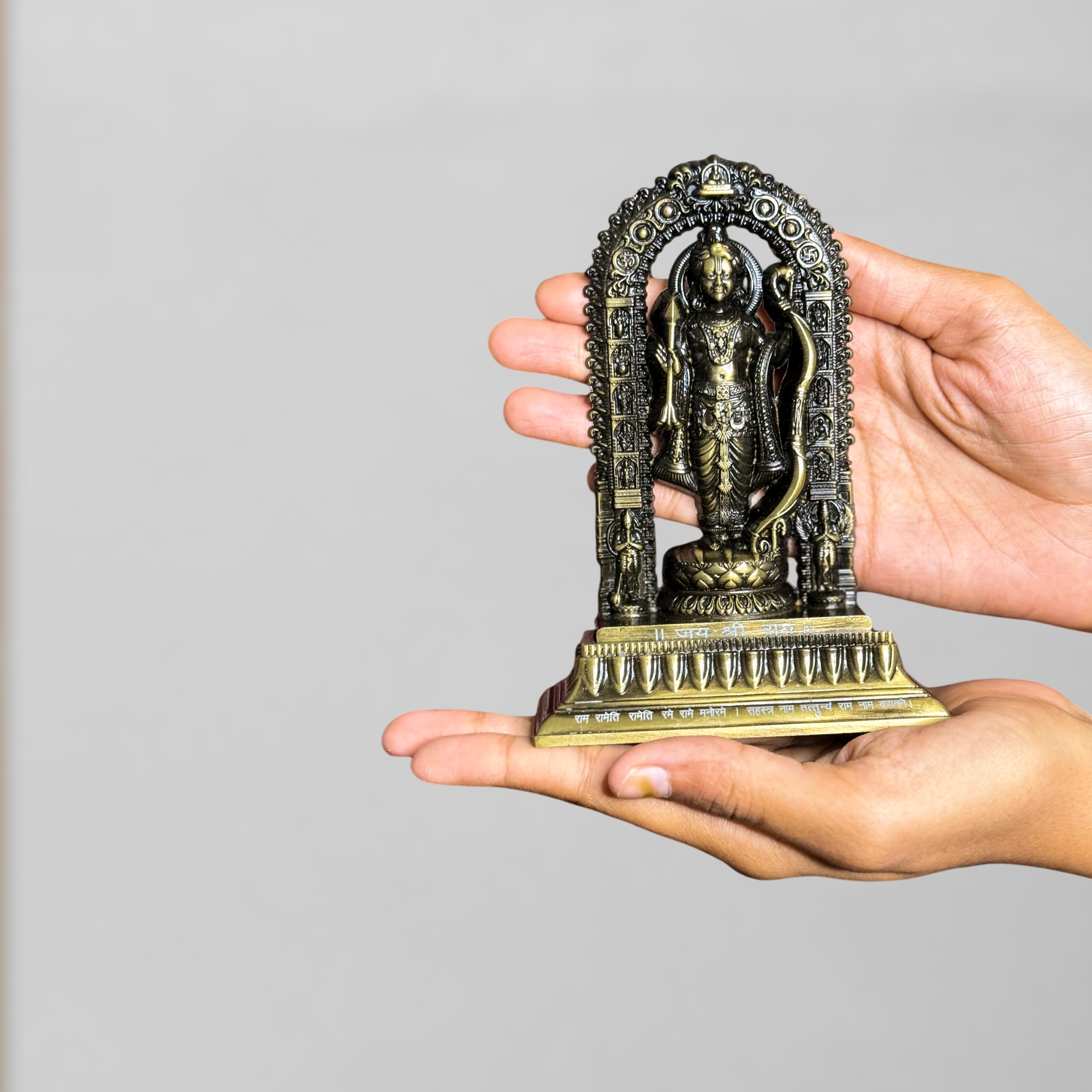 Shree Ram Lalla Murti 5.5 inch (Brass Antique)