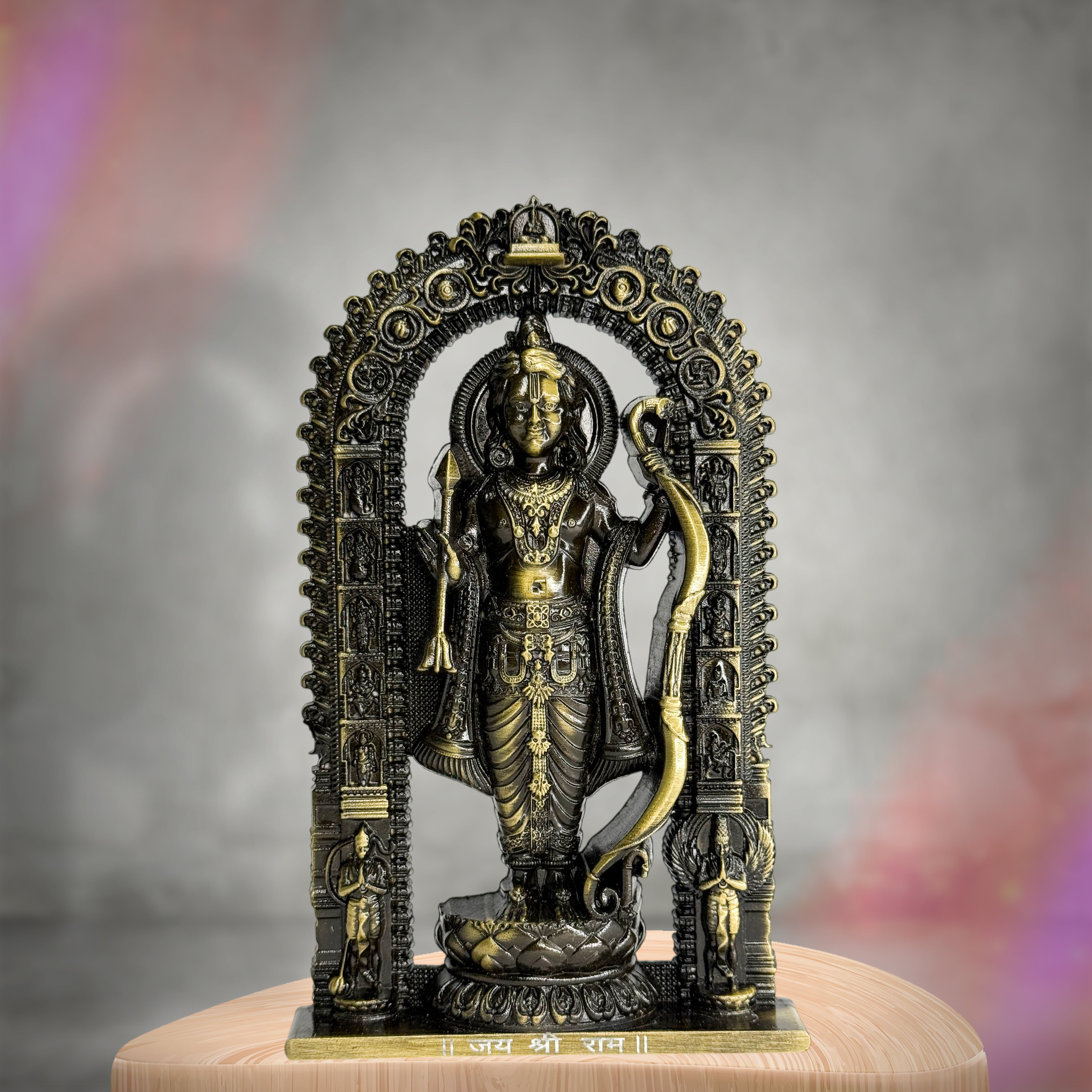 Shree Ram Lalla Murti 6 inch (Brass antique)