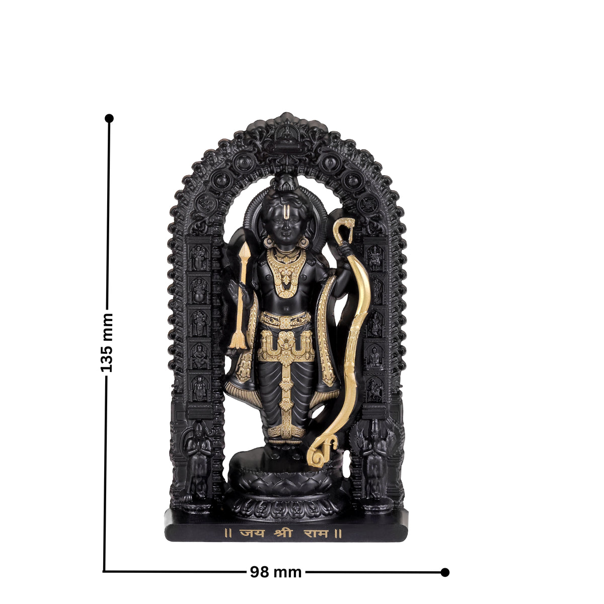 Ram Lalla Idol Full Shringar 4.5 Inch