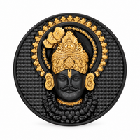 Khatushyamji Fridge Magnet Black Finish 2.4 Inch