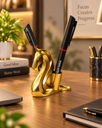 Horse Pen & Mobile Stand Gold Finish