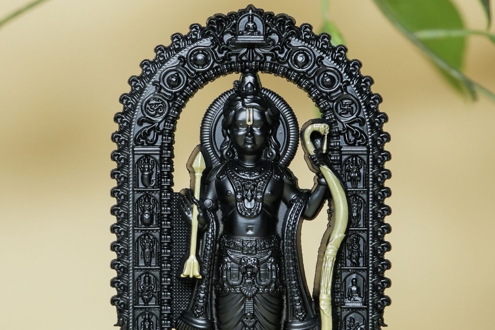 Shree Ram Lalla Murti 7 inch (Black/Gold)