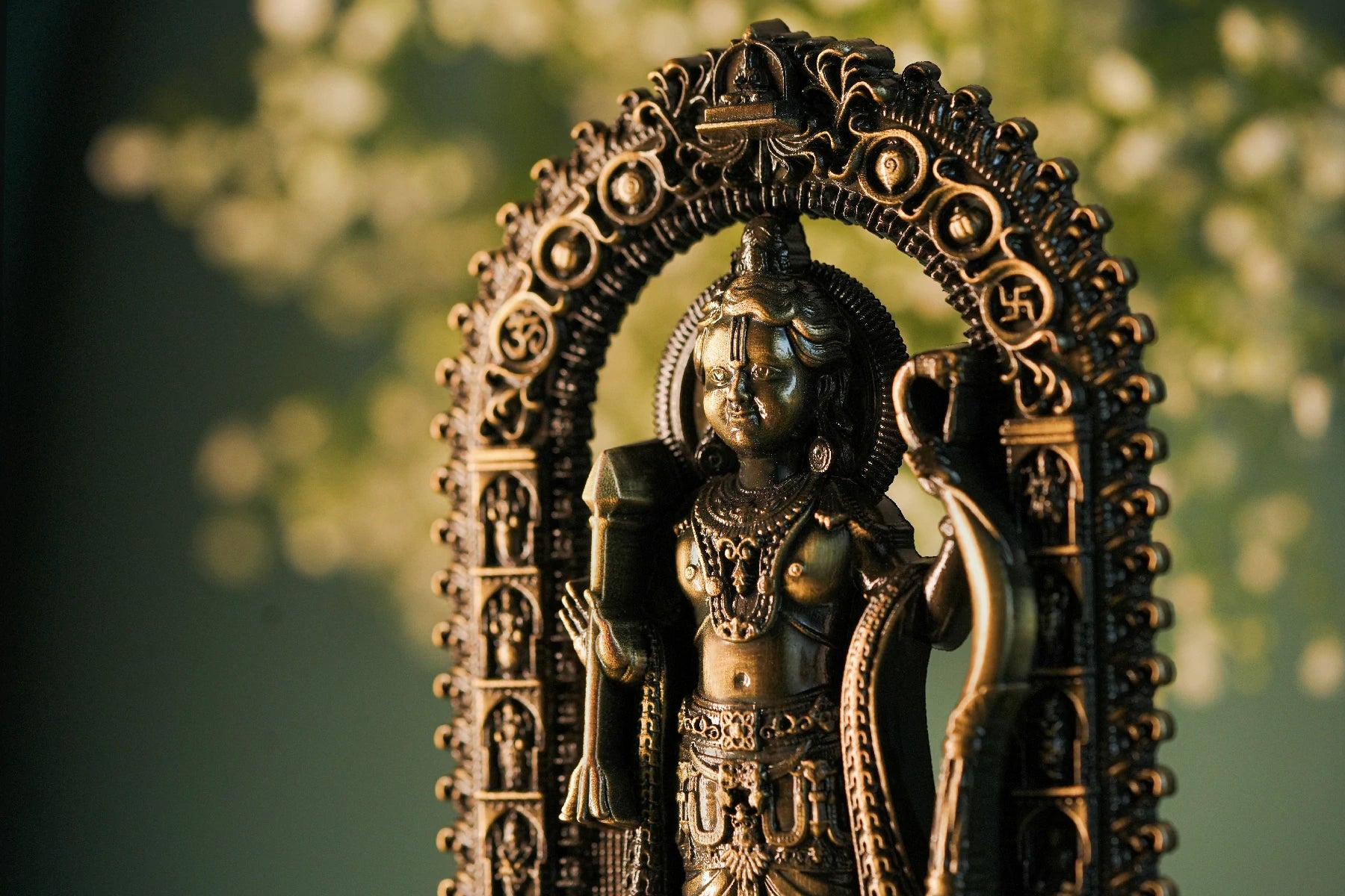 Shree Ram Lalla Murti 7 inch (Brass Antique)