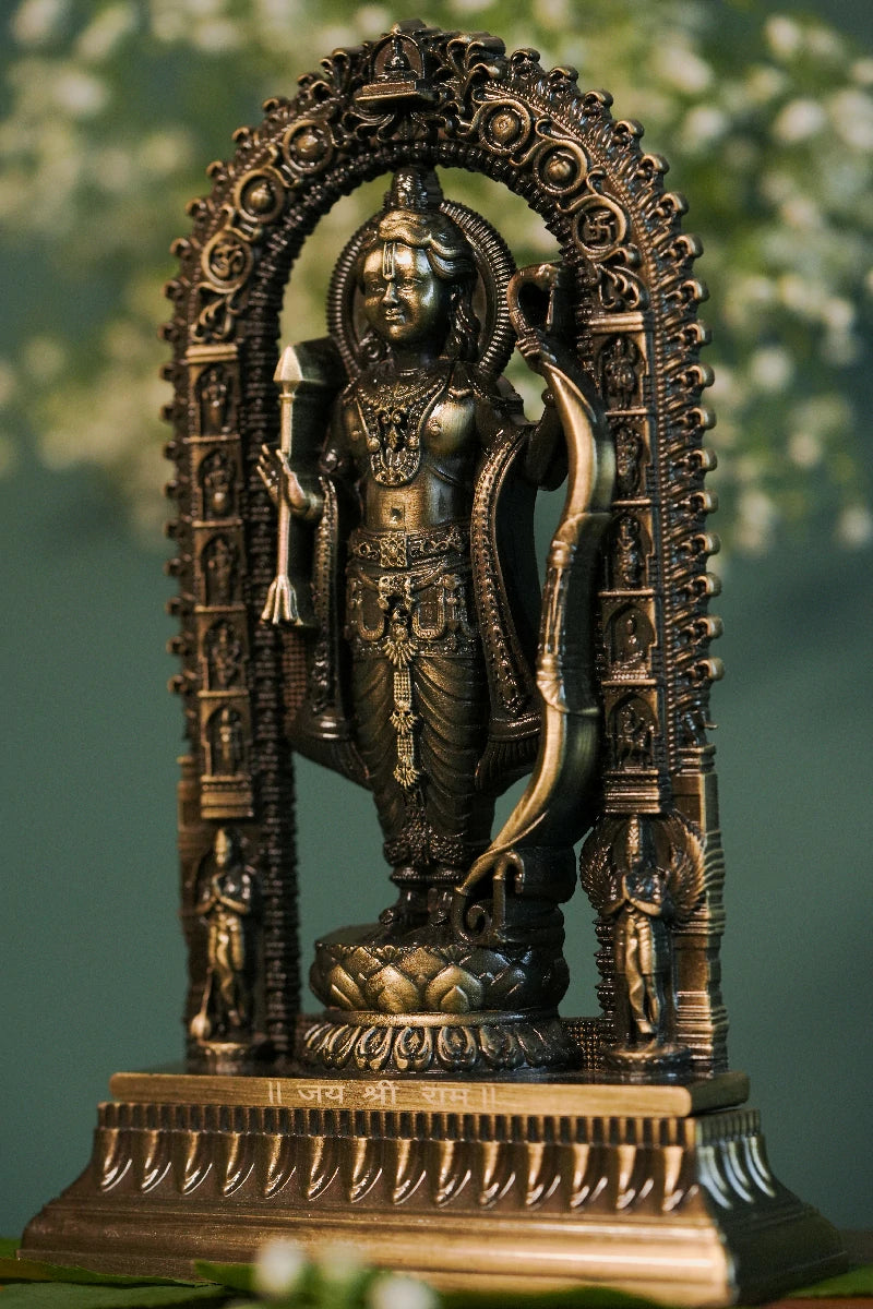 Shree Ram Lalla Murti 7 inch (Brass Antique)