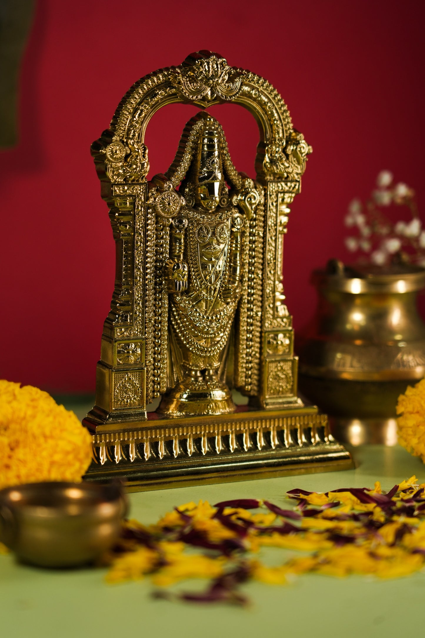 Tirupati Balaji Idol (Gold)