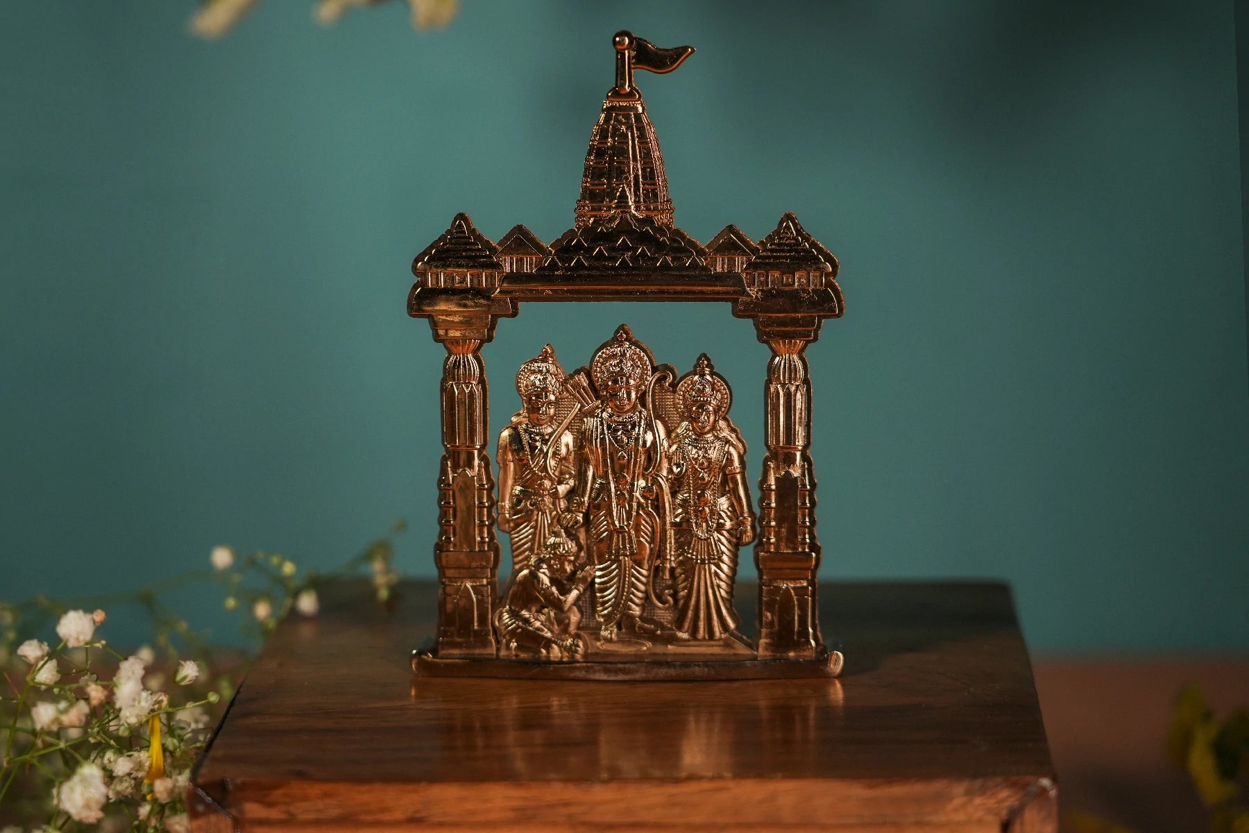Majestic Ram Darbar idol for sacred spaces