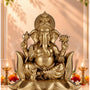Ganeshji Idol Gold Finish 5.25 Inch