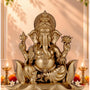 Ganeshji Idol Gold Finish 4 Inch