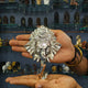 Door Ganeshji Idol Silver Finish 6.5 Inch