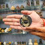 Shreenathji Fridge Magnet Black Finish 2.4 Inch