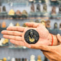 Mahadev Fridge Magnet Black Finish 2.4 Inch