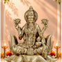 Lakshmiji Idol Gold Finish 5.25 Inch
