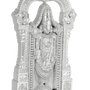 Tirupati Balaji Idol Silver Finish 4.5 Inch