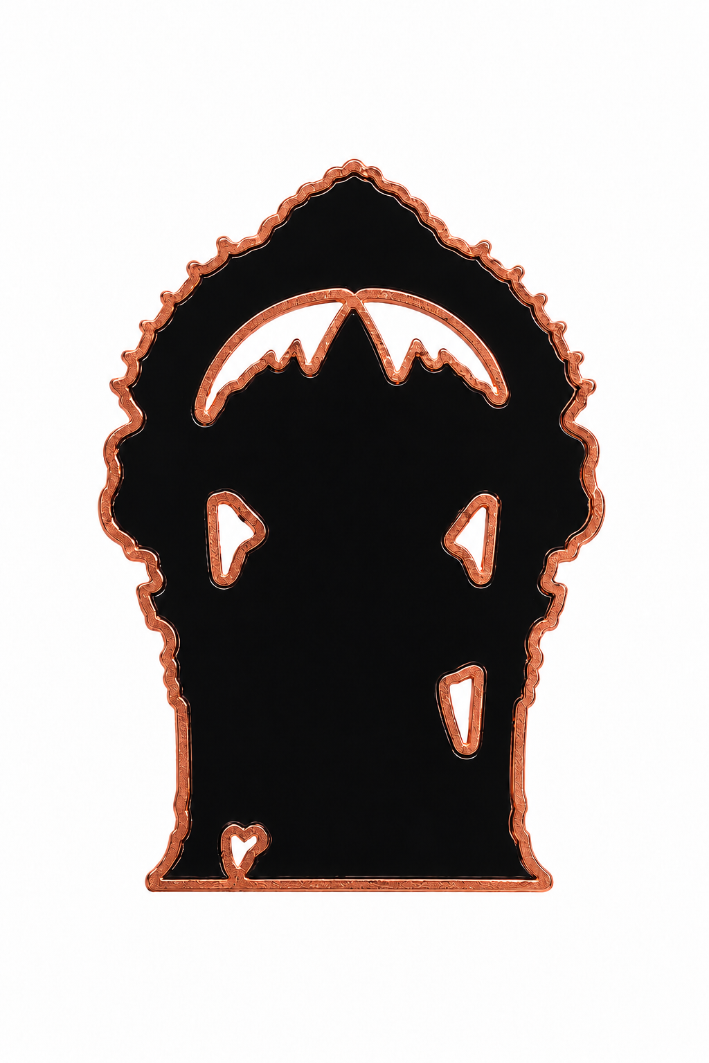 Panchmukhi Hanuman Idol Copper Finish 4.5 Inch
