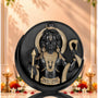 Small Round Ram Lalla Idol Black Finish 3.2 Inch