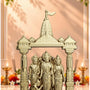 Ram Darbar 2D Idol Gold Finish 4.5 Inch